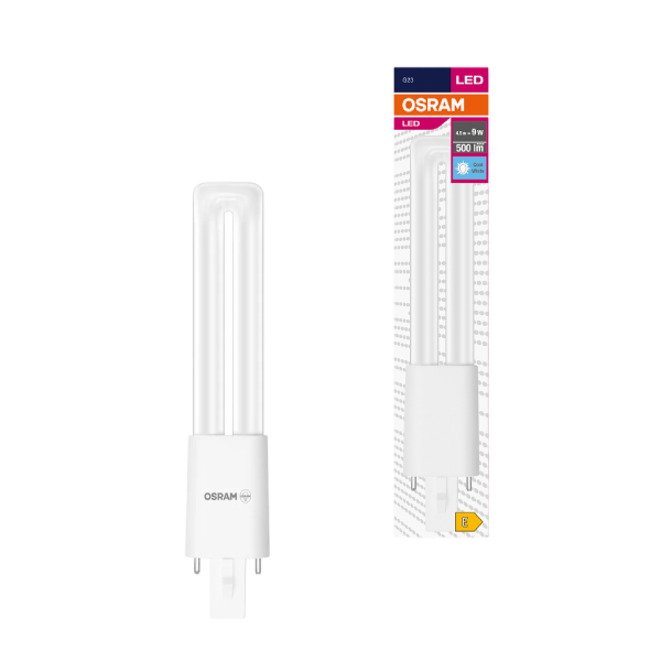 Лампа светодиодная DULUX S9 LED 4.5W/4000K G23 500Lm (ЭмПРА или 220В) - OSRAM