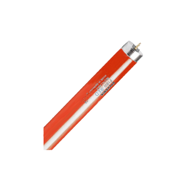 F 18W/RED  G13  30Lm  d26x600mm (красная) - цветная люминесцентная лампа T8 SYLVANIA