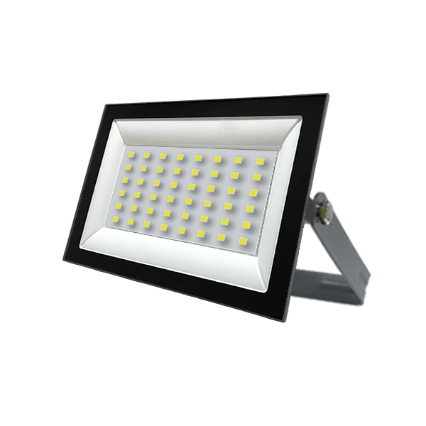 50W/ЗЕЛЁНЫЙ IP65 - Светодиодный цветной прожектор FL-LED Light-PAD Grey FOTON LIGHTING