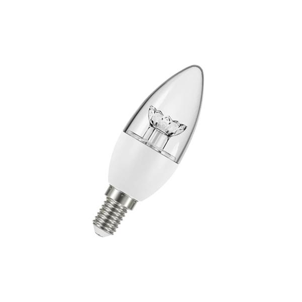 Лампа светодиодная LS 5W/2700K (=40W) E14 |  LED Star 2Y | Свеча | - OSRAM