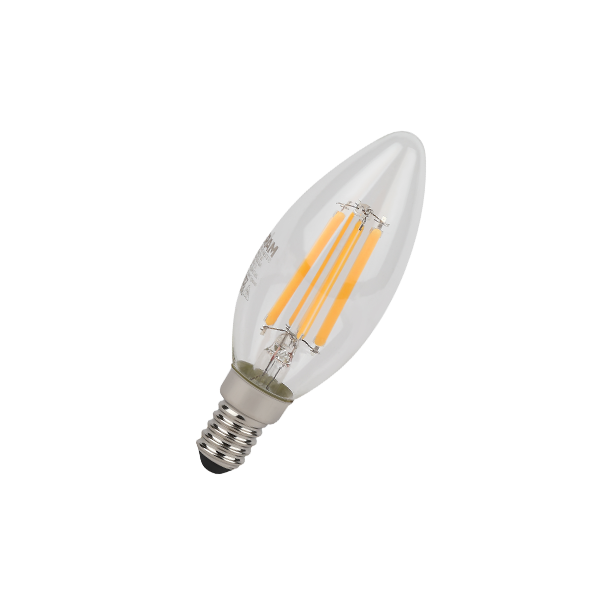 Лампа светодиодная филаментная 6W/2700K (=75W) E14 | Свеча | LED STAR 5Y FILAMENT | - OSRAM