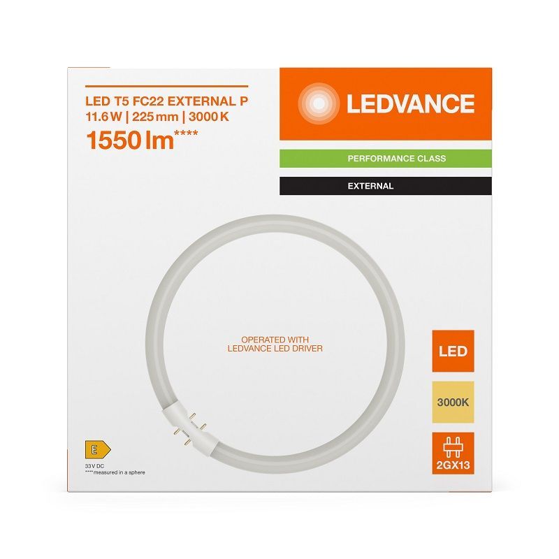 Лампа светодиодная кольцевая 11.6W/3000K 2GX13 | PERFORMANCE CLASS | - LEDVANCE