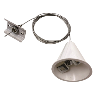 Комплект для подвесного монтажа шинопровода | Белый | - LEDVANCE ECO TRACKRAIL 1PH SUSP SET WH