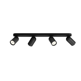Светильник накладной СПОТ 4xGU10 230V | PONGEE bar/tube black | - PHILIPS