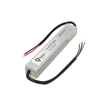 Драйвер для светодиодов герметичный 12V/20W IP67 МЕТАЛЛ | FL-PS TP12020 | - FOTON LIGHTING
