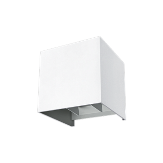 2x5W/3000+4000+6000K  IP65 2x500Lm Белый - Светодиодный настенный светильник FL-LED WallCube FOTON LIGHTING