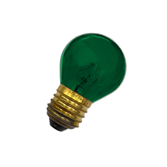 Лампа накаливания декоративная 10W/ЗЕЛЁНЫЙ E27 | DECOR P45 CL | - FOTON LIGHTING