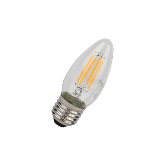 Лампа светодиодная филаментная 6W/2700K (=75W) E27 | Свеча | LED STAR 5Y FILAMENT | - OSRAM