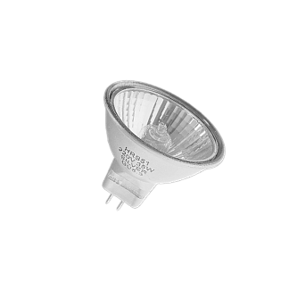 Лампа галогенная HRS51 35W GU5.3 220V | Серебристая колба | - FOTON LIGHTING