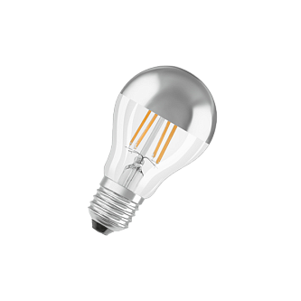 Лампа светодиодная филаментная 6.5W/2700K (=50W) E27 | СЕРЕБРЯНЫЙ КУПОЛ | PERFORMANCE CLASS | - LEDVANCE