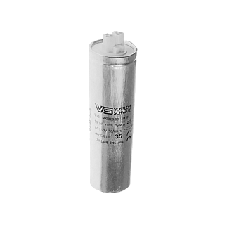 Конденсатор 35 мкФ ±5% 250V  d40x135  -40С/+85C  M8x10 (Алюминиевый корпус/Wago) - VS