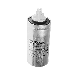 Конденсатор 40 мкФ ±5% 250V d45x97 -40С/+85С M8x10 (Алюминиевый корпус | Wago) - VS
