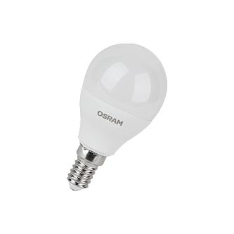 Лампа светодиодная LV 12SW/3000K (=100W) E14 | LED Value 2Y | Шарик | - OSRAM