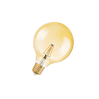 Лампа винтажная ГЛОБ 4W/2400K (=36W) E27 | Vintage 1906 GLOBE125 FILAMENT | - OSRAM