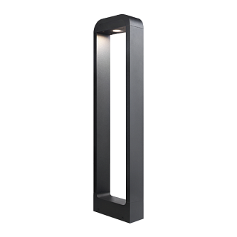 12W/3000K  h=600mm IP65 1200Lm Чёрный - Светодиодный садово-парковый светильник FL-LED GardenFrame FOTON LIGHTING