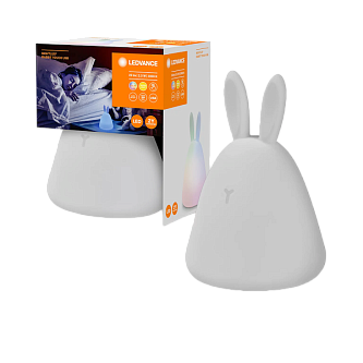 Детский ночник | 2.5W/RGB+3000K 20Lm USB-зарядка | LEDVANCE NIGHTLUX RABBIT TOUCH USB RGBW
