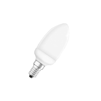 Лампа КЛЛ 7W/2500К E14 220-240V 280Lm d42,5x117 20000ч - OSRAM DULUXSTAR MINI CANDEL