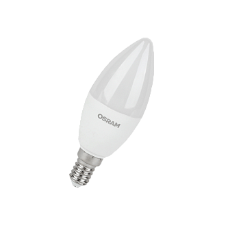 Лампа светодиодная LV 12SW/6500K (=100W) E14 | LED Value 2Y | Свеча | - OSRAM