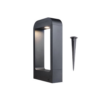 12W/4000K  h=300mm IP65 1200Lm Чёрный - Светодиодный садово-парковый светильник FL-LED GardenFrame FOTON LIGHTING