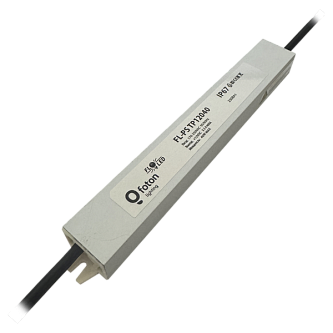 Драйвер для светодиодов герметичный 12V/40W IP67 МЕТАЛЛ | FL-PS TP12040 | - FOTON LIGHTING