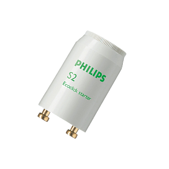 Стартер для люминесцентных ламп S2 4-22W 110-240V | 25 шт - упаковка | - PHILIPS