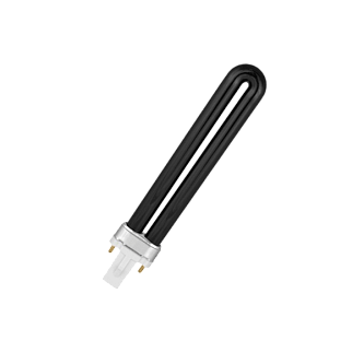 Лампа ультрафиолетовая ESL S-2P 9W G23 | BLB Чёрное стекло L=165.5мм | - FOTON LIGHTING