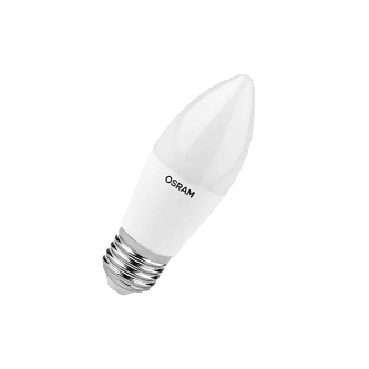 Лампа светодиодная LV 7SW/3000K (=60W) E27 | LED Value 2Y | Свеча | - OSRAM