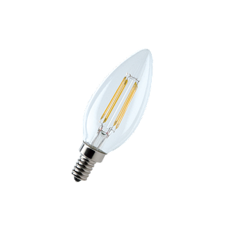 6W (=60W) E14 Dim 3000К Filament 220V 600Лм 35*98мм FOTON_LIGHTING - лампа свеча диммируемая