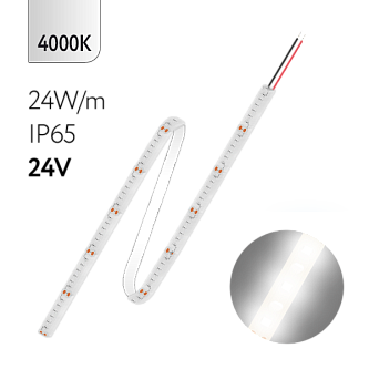 FL-Strip 2835 | 24V  IP65  4000K  24W/m  2500Lm/m | Катушка - 5 метров | - Светодиодная лента FOTON LIGHTING