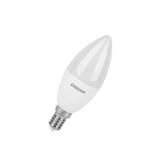 Лампа светодиодная LV 7SW/3000K (=60W) E14 | LED Value 2Y | Свеча | - OSRAM
