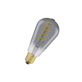 Лампа Эдисон 5W/1800K (=15W) E27 | Vintage 1906 Edison SMOKE FILAMENT | - OSRAM