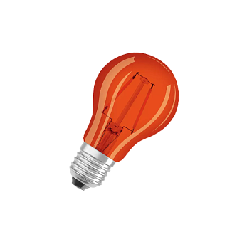 Лампа светодиодная филаментная оранжевая 2.5W (=15W) E27 | LED STAR 3Y | - OSRAM