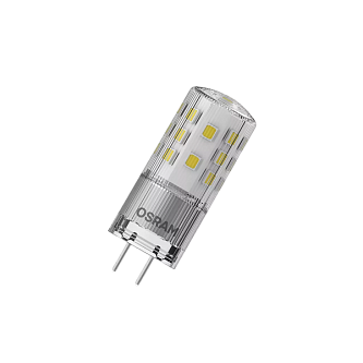 Лампа светодиодная 3.5W/4000K (=40W) G4 12V | LEDPPIN 450Lm d18x50 | - OSRAM