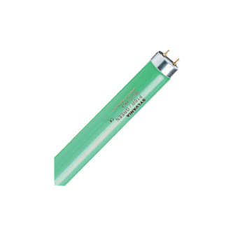 F 18W/GREEN  G13  1300Lm  d26x600mm (зеленая) - цветная люминесцентная лампа T8 SYLVANIA