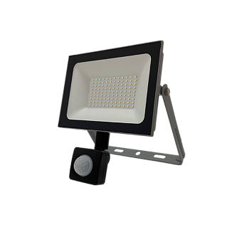 Прожектор светодиодный с датчиком 100W/4200К SENSOR (СЕРЫЙ) 220-240В 8500Лм - FOTON LIGHTING