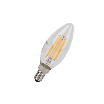 Лампа светодиодная филаментная 6W/2700K (=75W) E14 | Свеча | LED STAR 5Y FILAMENT | - OSRAM