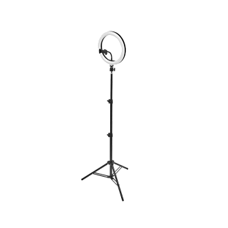 MOBILE CAMERA LIGHT RING 2100 (USB/клипса для моб/2.4м тренога)  - светильник для сэлфи LEDV