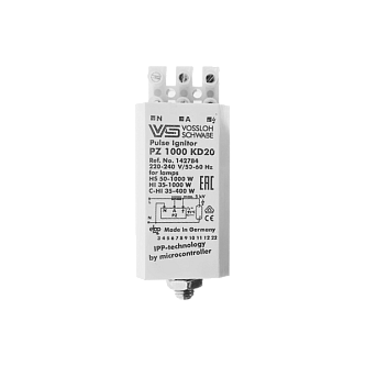 PZ 1000 K D20  220-240V 1,8-2,3/4-5kV 74x34x27  IPP-техн  (МГЛ 35-1000W/ДНаТ 50-1000W) - БЗУ VS