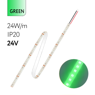 FL-Strip 2835 | 24V  IP20  GREEN  24W/m  2500Lm/m | Катушка - 5 метров | - Светодиодная лента FOTON LIGHTING