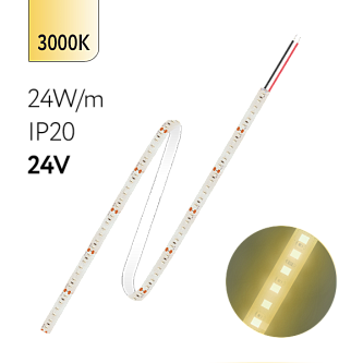 FL-Strip 2835 | 24V  IP20  3000K  24W/m  2500Lm/m | Катушка - 5 метров | - Светодиодная лента FOTON LIGHTING
