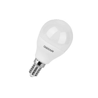 Лампа светодиодная LV 7SW/4000K (=60W) E14 | LED Value 2Y | Шарик | - OSRAM