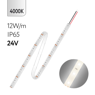 FL-Strip 2835 | 24V  IP65  4000K  12W/m  1250Lm/m | Катушка - 5 метров | - Светодиодная лента FOTON LIGHTING